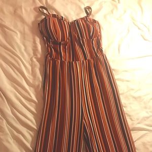 NoBo/ No Boundaries striped one piece jumper